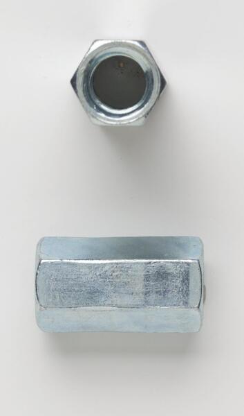 14RCSS 1/4-20 HEX ROD COUPLING NUT 304 STAINLESS STEEL